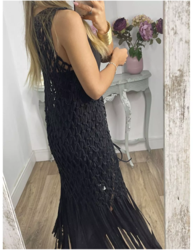 CHALECO REVERSIBLE DE PELO Color: NEGRO Talla: 3XL